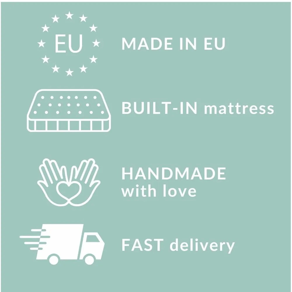 Pat boxspring roz cu spațiu de depozitare 160x200 cm Voyage – Maison de Rêve