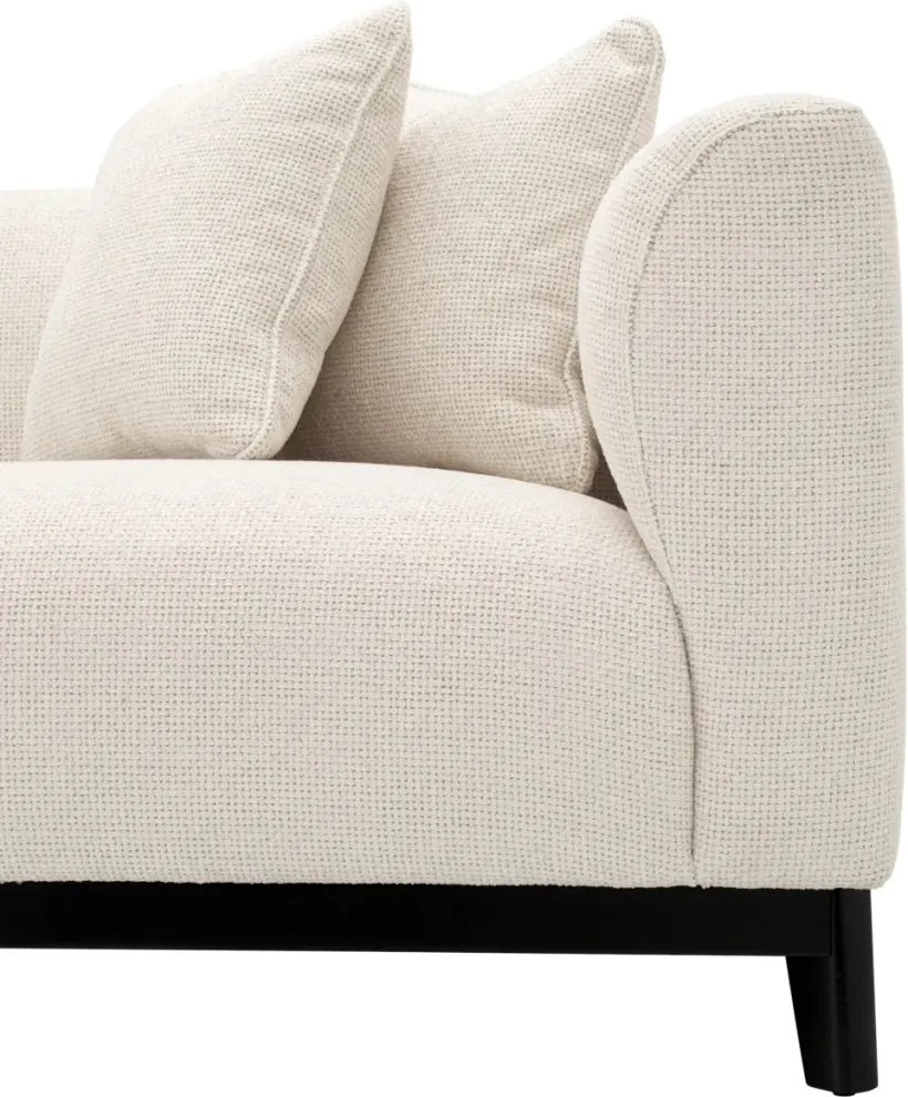 Canapea fixa design LUX Corso S, lyssa sand