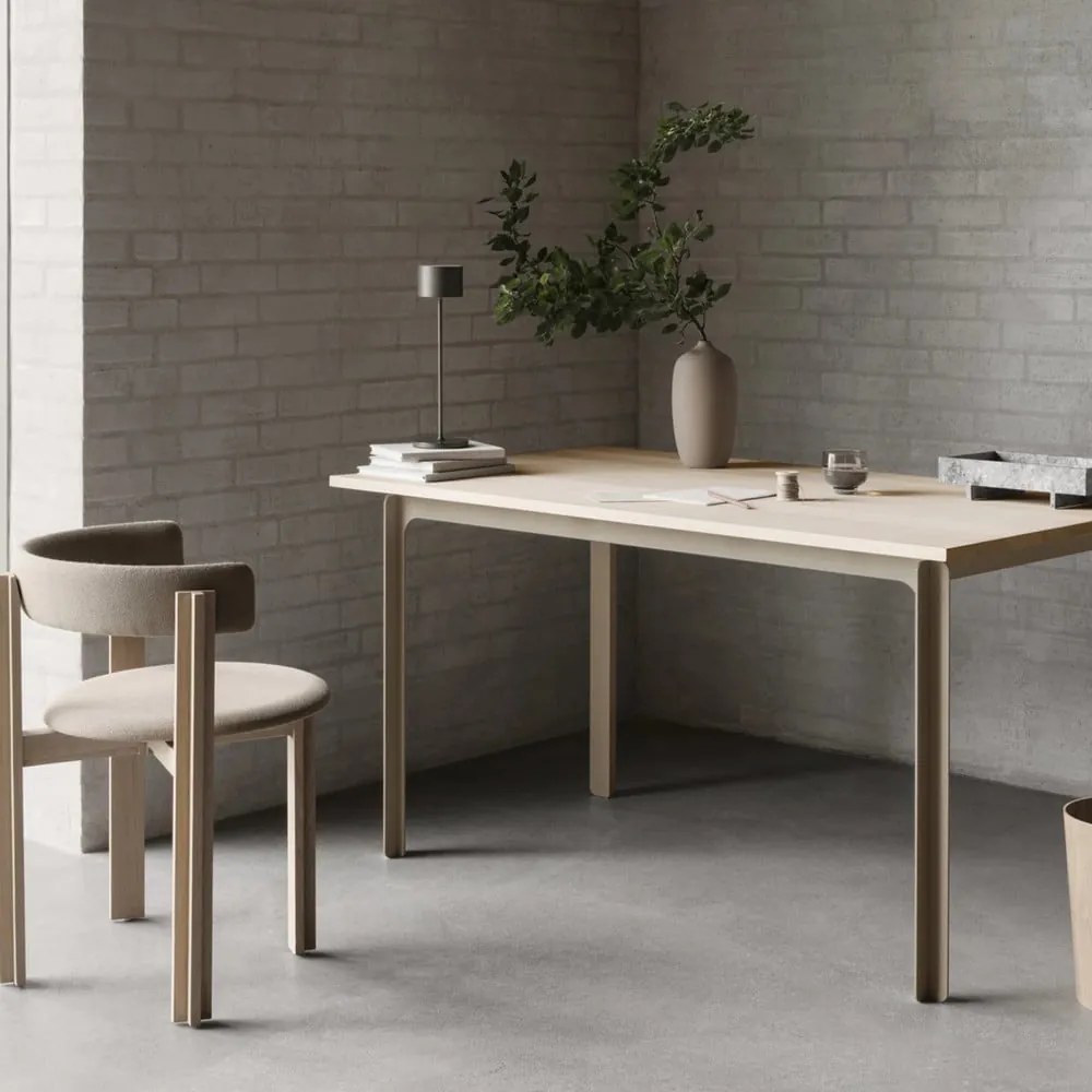 Coș de gunoi în culoare naturală pentru birou din lemn de stejar 9 l WILO – Blomus