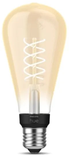 Bec LED dimabil Philips Hue WHITE FILAMENT ST72 E27/7W/230V 2100K