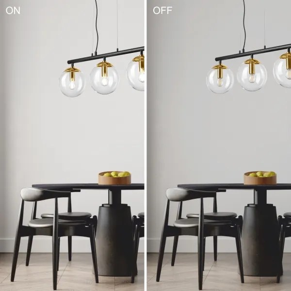 Lustră pe cablu ELOISE 3xE14/15W/230V