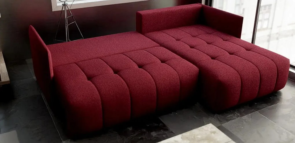 Colțar extensibil dumonde cu ladă de depozitare si sezut confortabil din spuma high-density, Malta Enjoy Winery II 235x185 cm