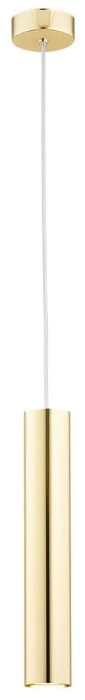 Pendul modern design tubular GOMERA auriu