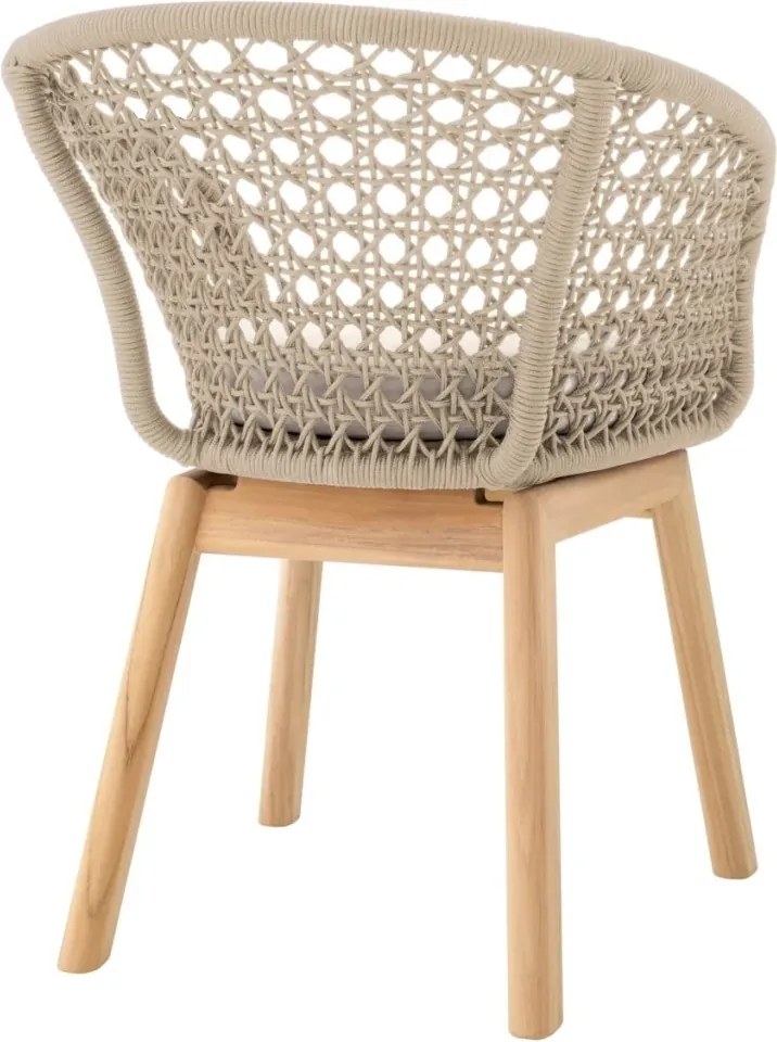 Scaun design natural pentru interior si exterior Trinity