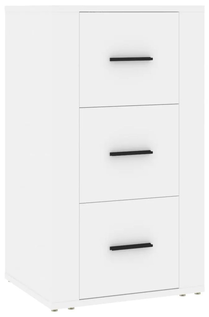 819420 vidaXL Dulap, alb, 40x33x70 cm, lemn prelucrat