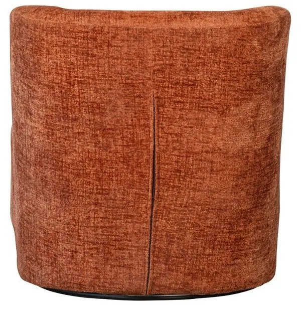 Fotoliu portocaliu cu tapițerie din catifea Atty – WOOOD