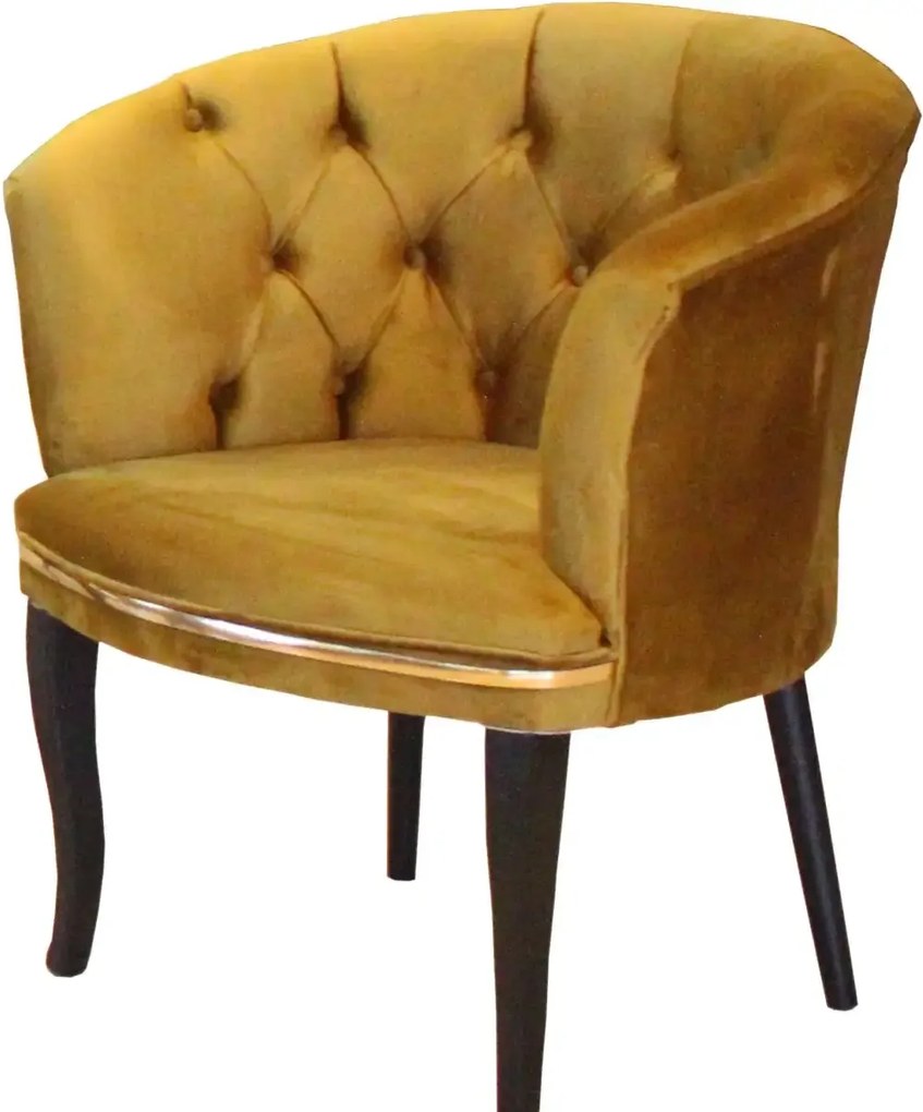 Set canapea Milano Relax Homs textil mustar gold