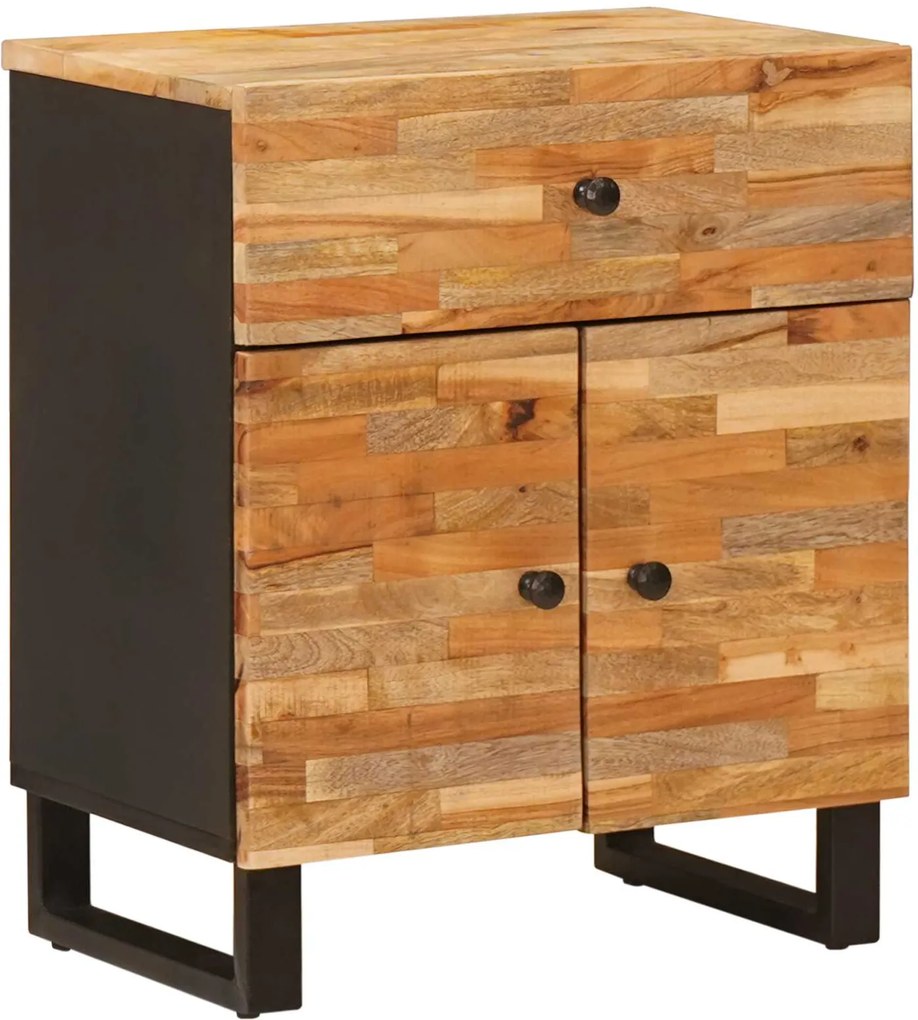 vidaXL Dulap pentru pat Maro 50 x 33 x 60 cm Lemn de mango solid