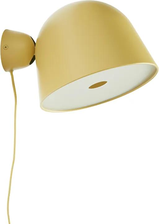 Lampă de perete "Kuppi 2.0", 2 variante - Woud Variantă: metal de culoare galbenă muștar