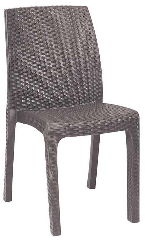Scaun de grădină din plastic Vanda, cappuccino