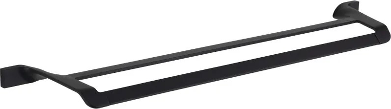 Mexen Rino cuier dublu pentru prosop, negru - 7027025-70