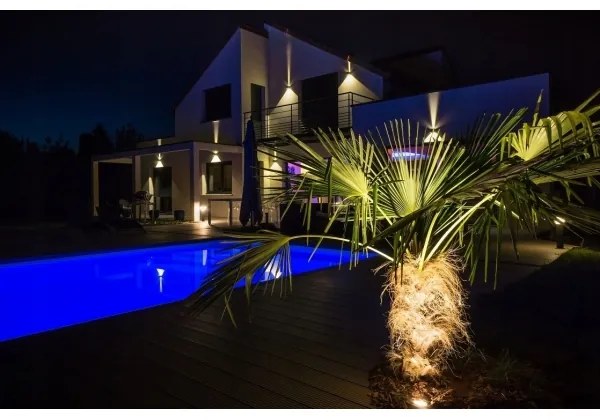 Aplică LED de exterior 2xLED/3W/230V IP54 neagră