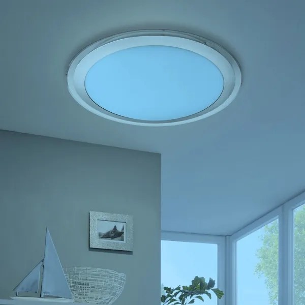 Eglo 33255 - plafonieră LED RGBW dimabilă COMPETA-C LED/17W/230V Ø43 cm