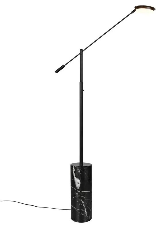 Lampadar negru LED (înălțime 145 cm) Fiore – Trio Select