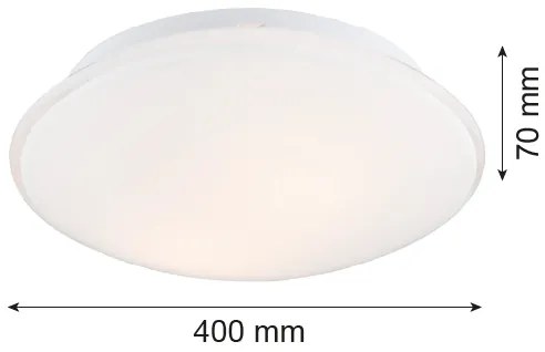 Plafonieră GIN 3xE27/15W/230V albă Argon 3224