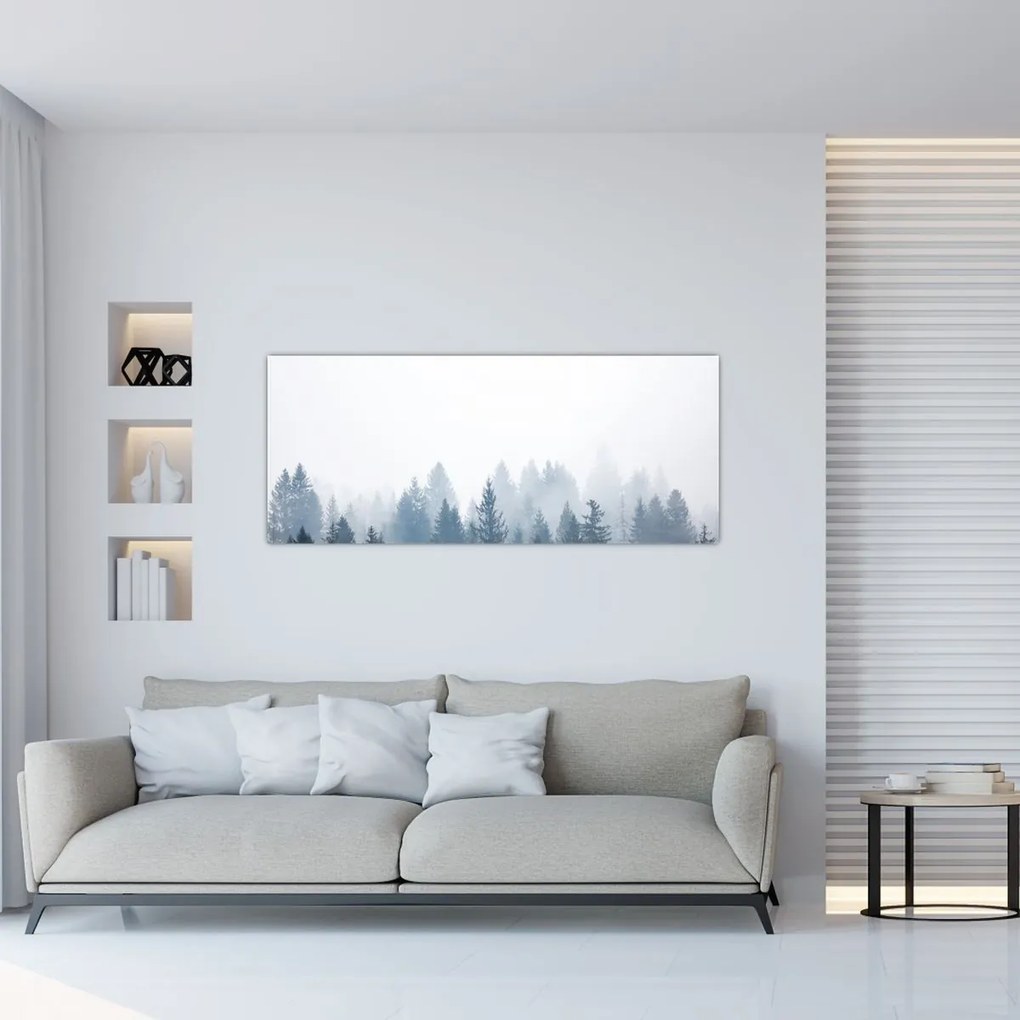 Tablou - Pădure cețoasă (120x50 cm)