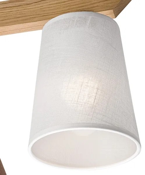 Lustr ANTONIO 3xE14/40W/230V, montaj plafon, stejar