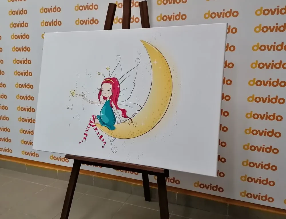 Tablou zâna magică pe lună