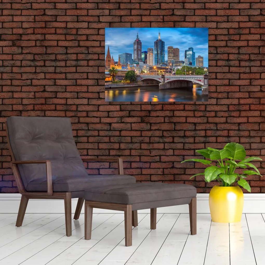 Tablou cu orașul Melbourne (70x50 cm)