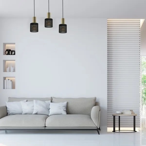 Lustră pe cablu ARES 3xE27/60W/230V