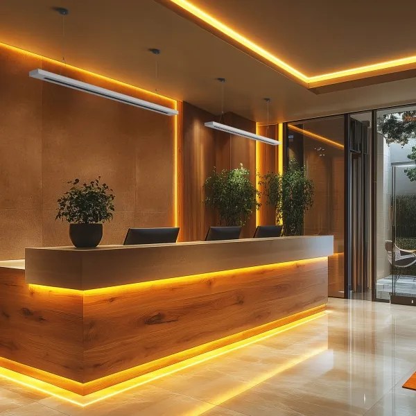Lampă LED de tavan/suspendată PLANK 20/30/40W 230V 2700/4000/6000K albă