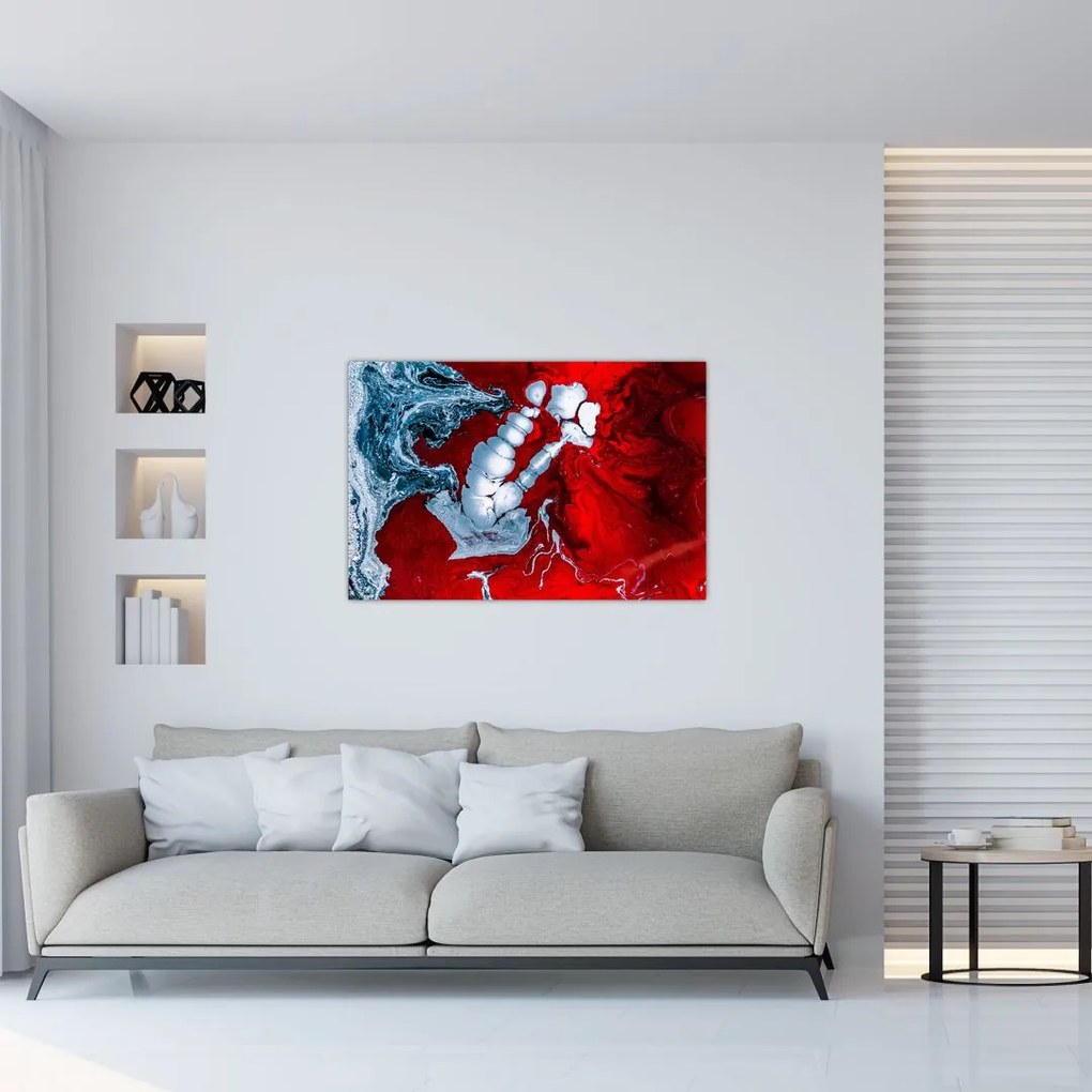 Tablou cu pete abstarcte (90x60 cm)