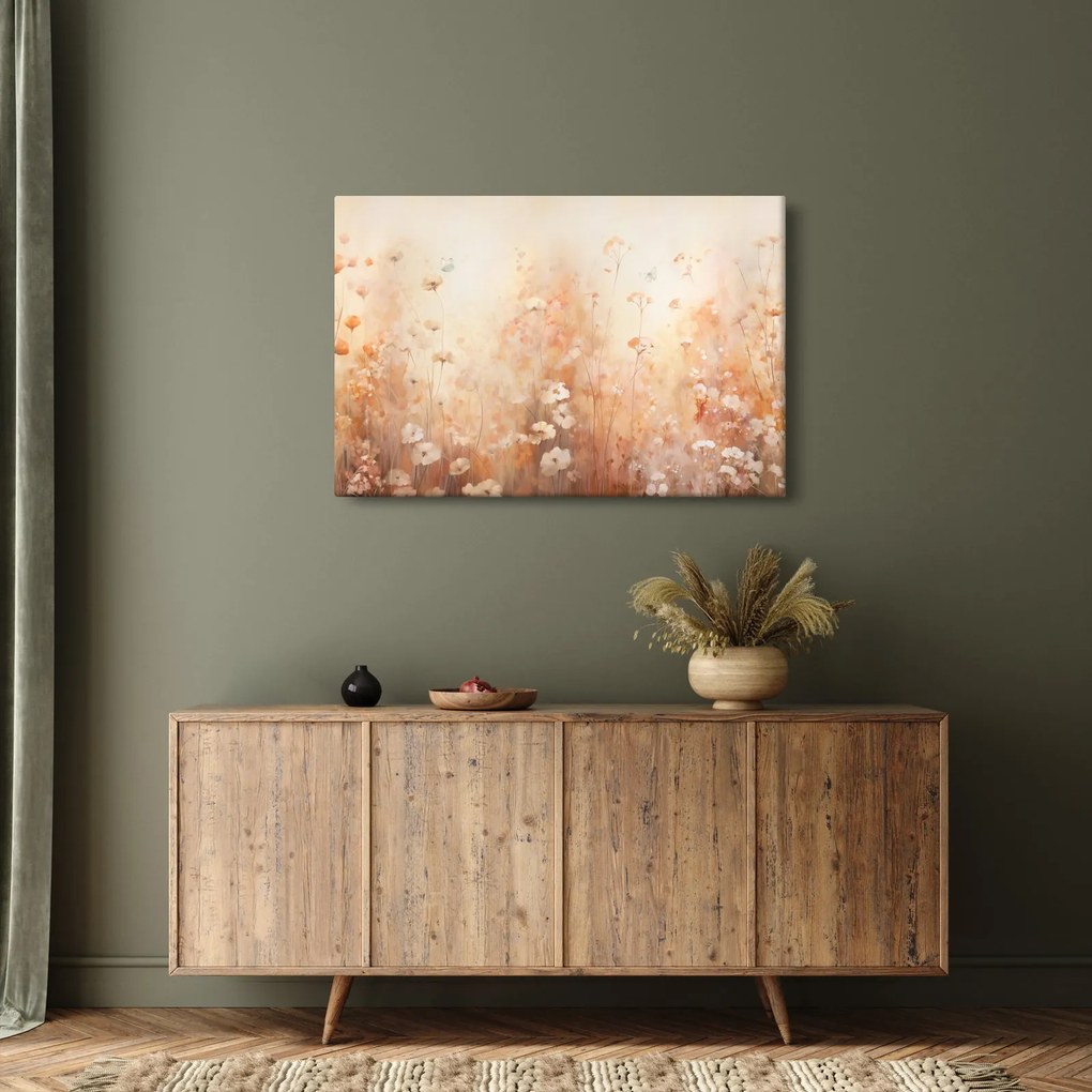 Tablou - Model de flori sălbatice (90x60 cm)