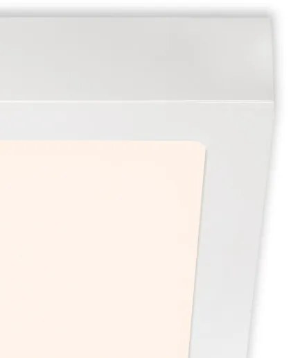 Briloner 7123-016 - Plafonieră LED FIRE, 12 W, 230 V, 3000 K (alb cald), 17 x 17 cm, alb