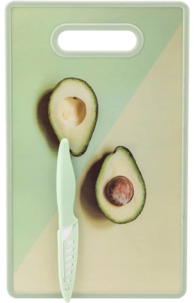 Altom Tăietor decorativ pentru bucătărie Avocadocu cuțit 23 × 37 × 2,5 cm
