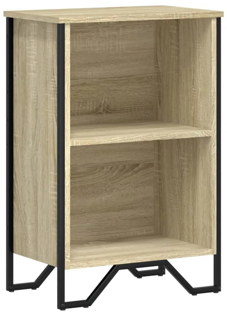 848600 vidaXL Bibliotecă, stejar sonoma, 50x31x74,5 cm, lemn prelucrat