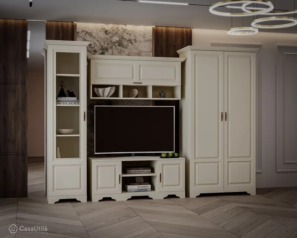 Living Boston, 280 x 52 x 208 CM, Vanile Supermat