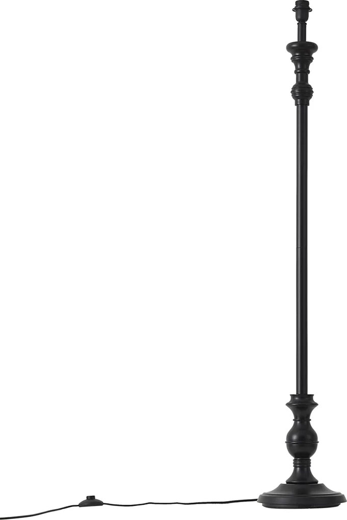 Lampă de podea clasică neagră fără abajur - Classico