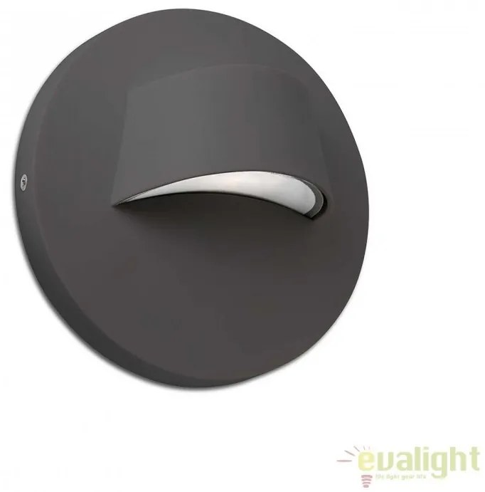 Aplica LED iluminat exterior design minimalist BROW gri inchis 70409