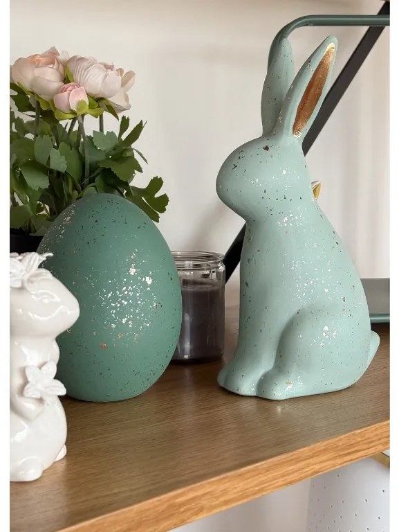 Ou ceramic GOLD FLECKS 14 cm verde - mai multe variante