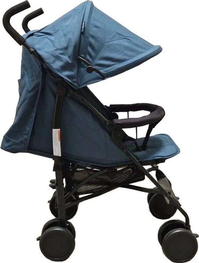 Carucior sport tip umbrela Baby Care™ PRO 818B, Spatar reglabil in 7 trepte, Pozitie somn, Amortizoare, Frana picior, Pliabil, Albastru Turquoise