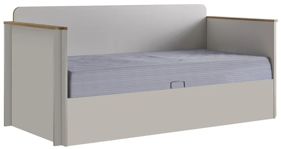 Pat cu spatiu depozitare pentru copii mici (Toddler Bed) 90x200 cm, colectia Sirius