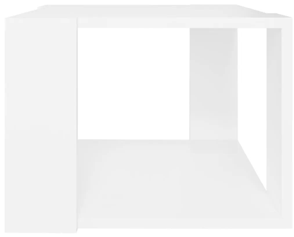 Masa de cafea, alb, 40x40x30 cm, lemn compozit 1, Alb