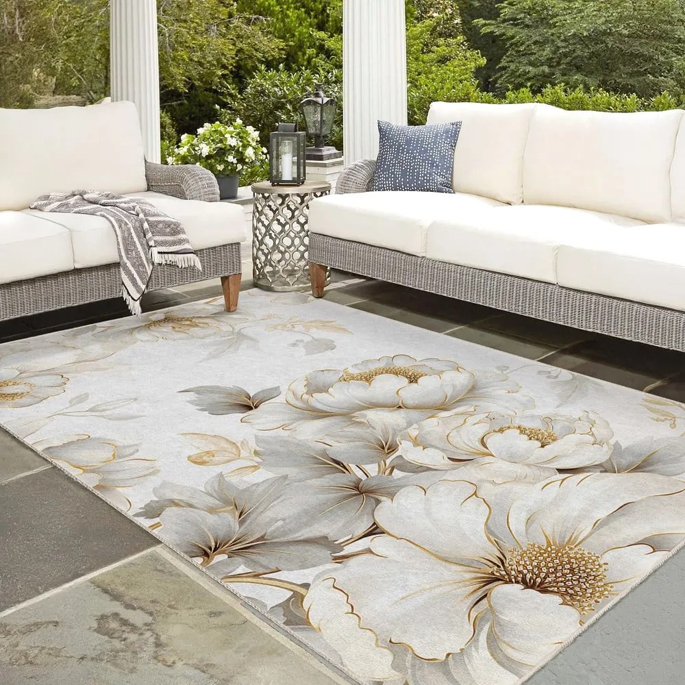 Covor tip traversă crem lavabil 80x200 cm Soft and Gentle – Mila Home