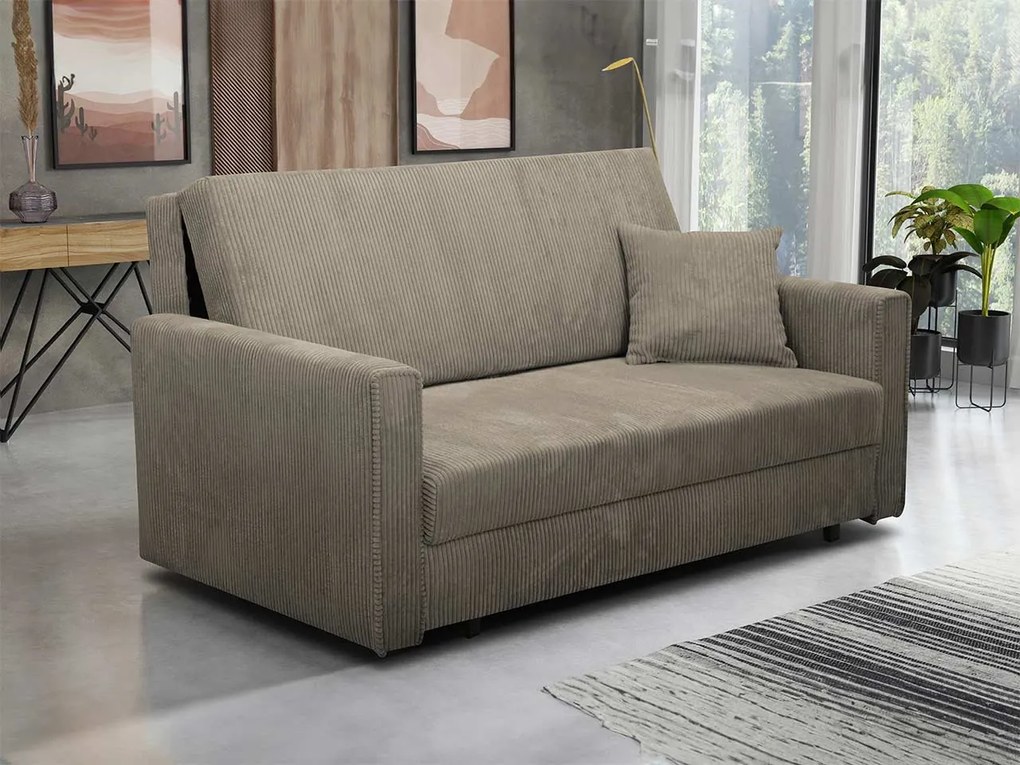 Canapea extensibilă Clovea Bis Premium III (Bej) (cu sp. depozitare). 1105444