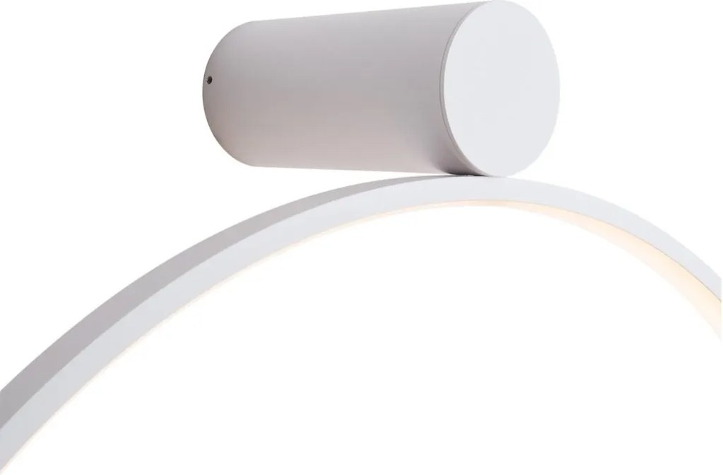 Aplica circulara LED IP44 diametru 60cm Visual alb