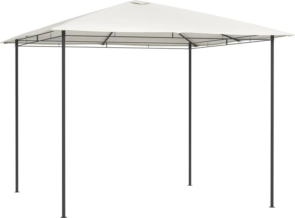 vidaXL Pavilion, crem, 3x3x2,6 m, 160 g/m²