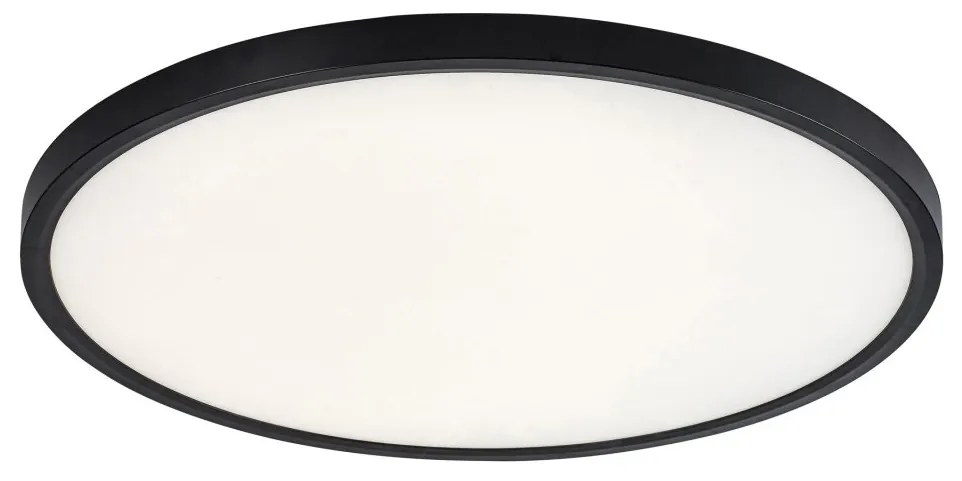 Plafoniera LED slim 50cm Paulos negru/alb