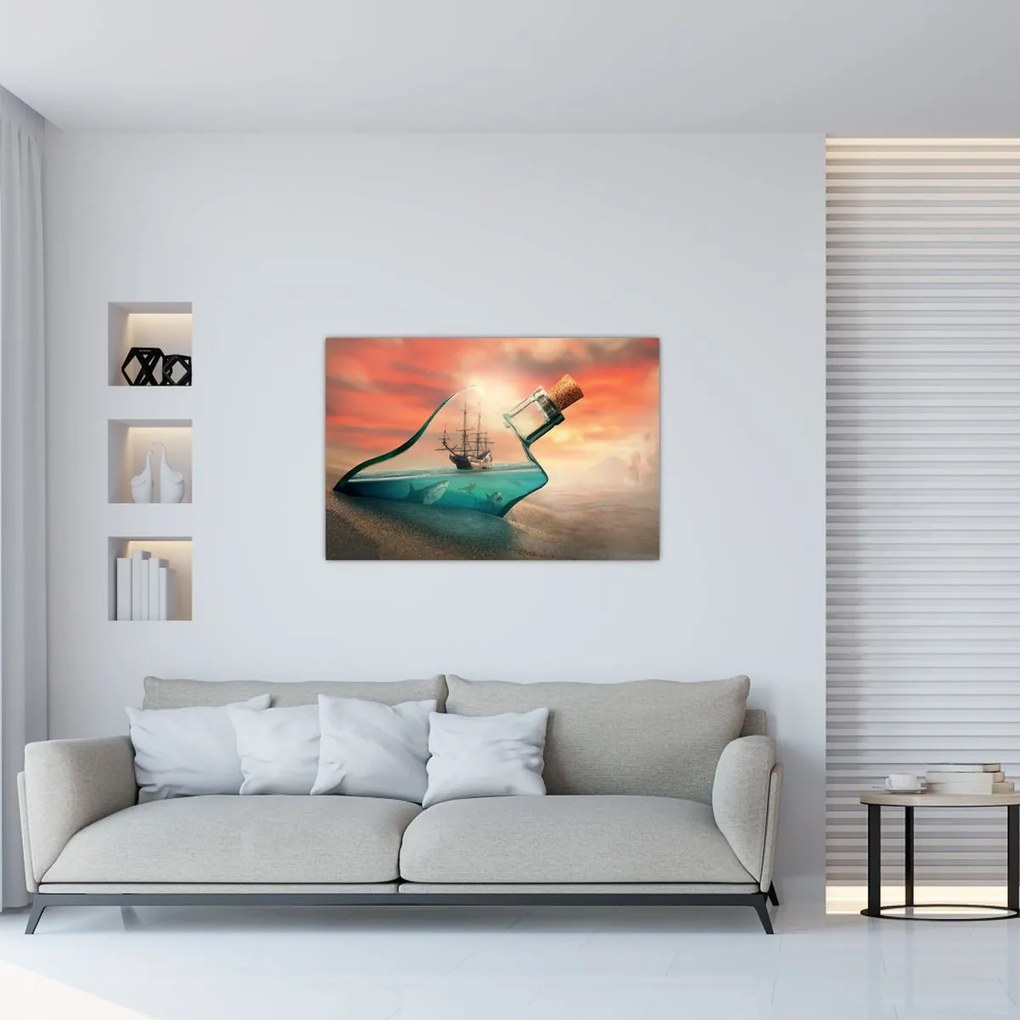 Tablou - Viața in sticla (90x60 cm)