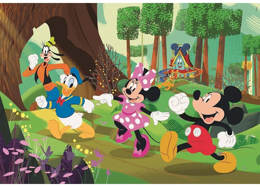 Disney Mickey Lush Forest Puzzle maxi 104 piese Clementoni