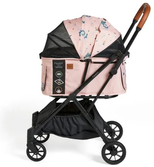 Cărucior pentru câini și pisici Fikago FTG Artic Flower