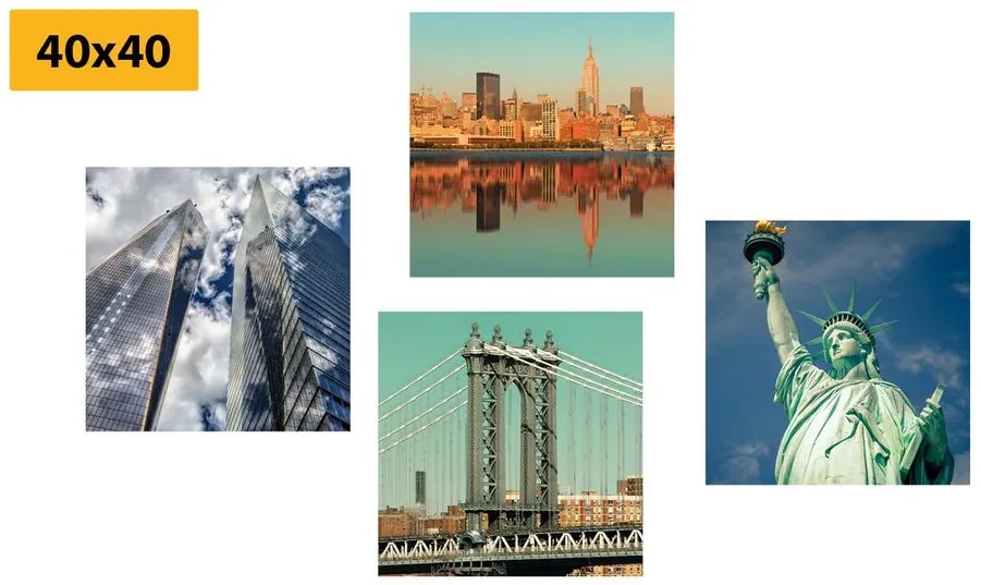 Set tablouri frumusețea orașului New York