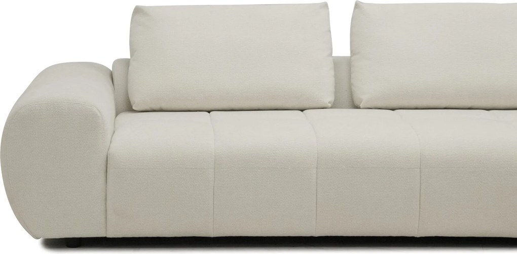 Colțar extensibil dumonde cu sezut confortabil din spuma high-density Allure 325x107 cm