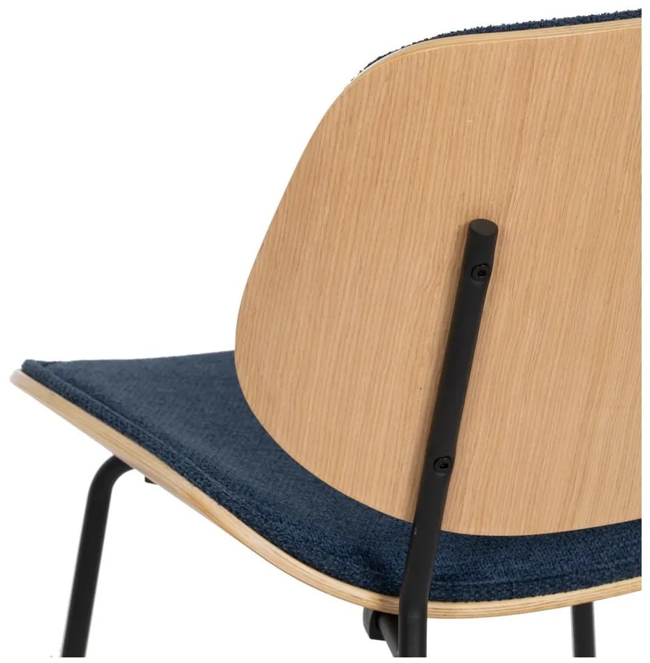 Scaune de dining albastru-închis 2 buc. Elio – Ixia