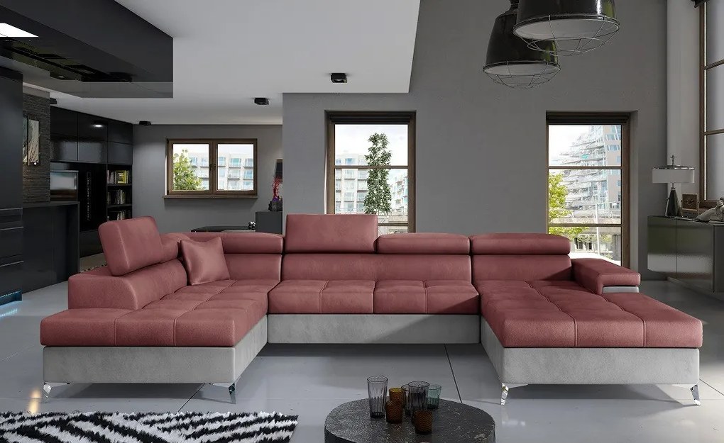 Coltar living extensibil Eduardo – L345 x l202 x h90 cm