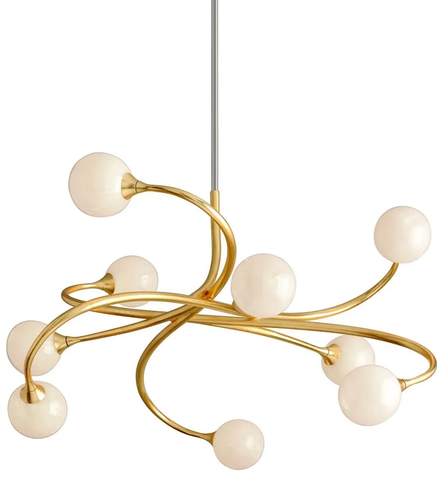 Candelabru LUX, realizat manual, design modern, SIGNATURE cu 9 surse de lumina